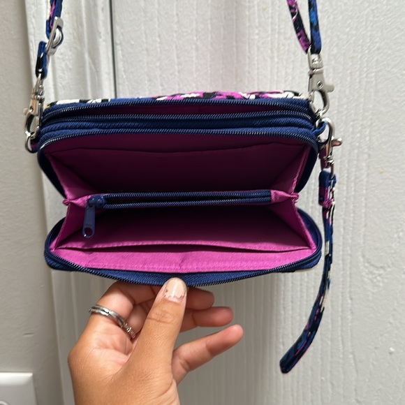 Vera Bradley All In One Crossbody- African Violet - Picture 5 of 5